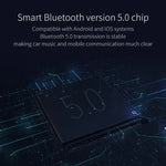 BC42 مصباح أجواء ملون متعدد الوظائف للسيارة مع بلوتوث 5.0 ومشغل MP3، يدعم بطاقة TF وU ديسك وراديو FM، BC42