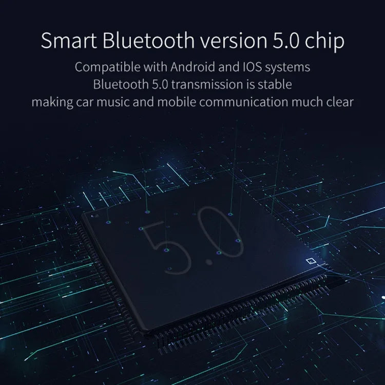 BC42 مصباح أجواء ملون متعدد الوظائف للسيارة مع بلوتوث 5.0 ومشغل MP3، يدعم بطاقة TF وU ديسك وراديو FM، BC42