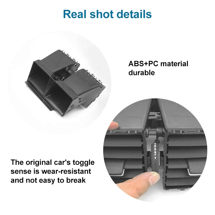 Car Rear Air Conditioner Air Outlet Assembly for Mercedes-Benz W166, Left Driving, For Mercedes-Benz W166