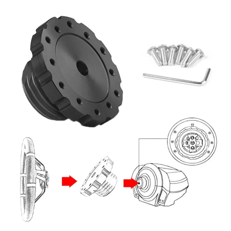 محول توصيل عجلة قيادة ألعاب Thrustmaster TXT300 T500TS، لـ Thrustmaster TXT300 (أسود)، لـ Thrustmaster TXT300 (أحمر)