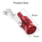 Universal Aluminum Turbo Sound Exhaust Muffler Pipe Whistle Car / Motorcycle Simulator Whistler, Size: XL, Outside Diameter: 35mm, Size: XL (Black), Size: XL (Gold), Size: XL (Blue), Size: XL (Red), Size: XL (Silver)