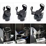 Multi-functional Car Auto Universal Cup Holder Drink Holder, Black