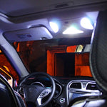 2 PCS 39mm DC12V / 2.5W / 6000K / 170LM 6LEDs SMD-3030 Car Reading Lamp Dome Light, 39mm