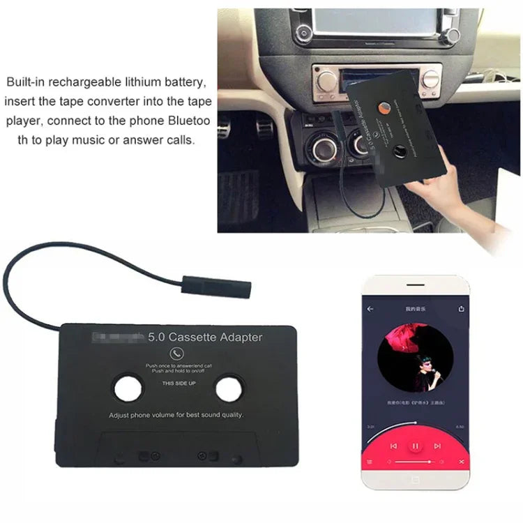 محول بلوتوث عالمي لكاسيت السيارة MP3 / SBC / ستيريو صوت بلوتوث، محول بلوتوث