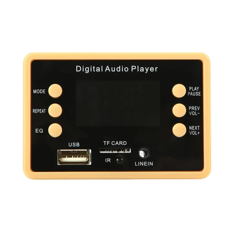 لوحة فك ترميز مشغل MP3 صوتي بشاشة ملونة 5 فولت للسيارة، راديو FM، بطاقة TF، USB، مع وظيفة بلوتوث وجهاز تحكم عن بعد، 5 فولت