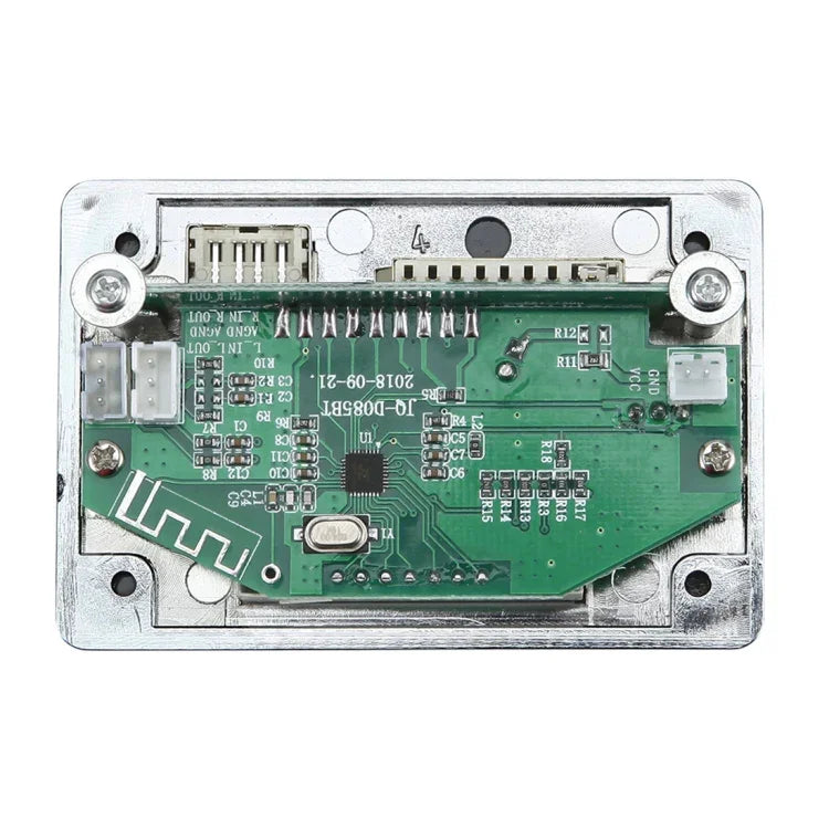 Car 5V Audio MP3 Player Decoder Board FM Radio SD Card USB AUX, with Bluetooth / Remote Control, 5V, 5V (Silver Grey)