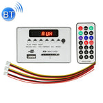 Car 5V Audio MP3 Player Decoder Board FM Radio SD Card USB AUX, with Bluetooth / Remote Control, 5V, 5V (Silver Grey)