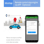 جهاز تتبع GPS TK300 4G / GPRS / GSM للسيارات والشاحنات في الوقت الحقيقي مع بطارية ومرحّل، TK300