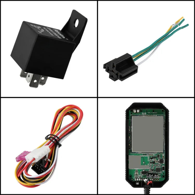 جهاز تتبع GPS TK300 4G / GPRS / GSM للسيارات والشاحنات في الوقت الحقيقي مع بطارية ومرحّل، TK300