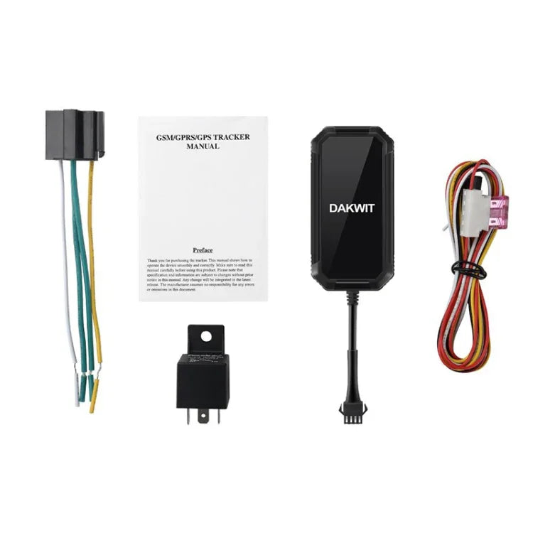 جهاز تتبع GPS TK300 4G / GPRS / GSM للسيارات والشاحنات في الوقت الحقيقي مع بطارية ومرحّل، TK300