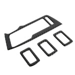 Car Carbon Fiber Window Glass Lifter Panel Decorative Sticker for Volkswagen Tiguan L 2019-2021, Window Glass Lifter