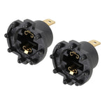 TK-203 1 Pair H7 Halogen Headlight Holder for Mazda 3 5 323 / Kawasaki ER6-F 2002-2005, For Mazda 3 5 323
