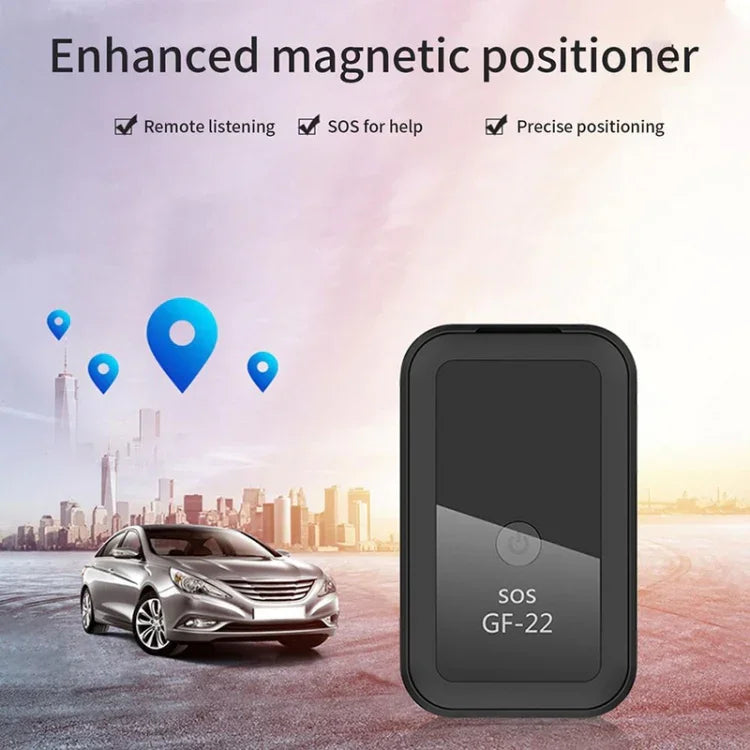 جهاز تتبع GPS للسيارة GF22 مضاد للسرقة مع تحديد موقع مغناطيسي وامتصاص، جهاز مضاد للضياع مع تحكم صوتي وقابل للتسجيل، GF22