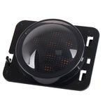 2 PCS 8W DC 12V Car SUV Refit LEDWheel Eyebrow Turn Signal for Jeep Wrangler JK 07-17, Specification: Butt Assembly Without Aperture, Specification: Butt Assembly Without Aperture