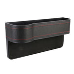 2 PCS Car Multi-functional Principal And Deputy Driver Seat Console Leather Box, Seat Console Leather Box (Black), Seat Console Leather Box (Beige), Seat Console Leather Box (Red), Seat Console Leather Box (Brown)