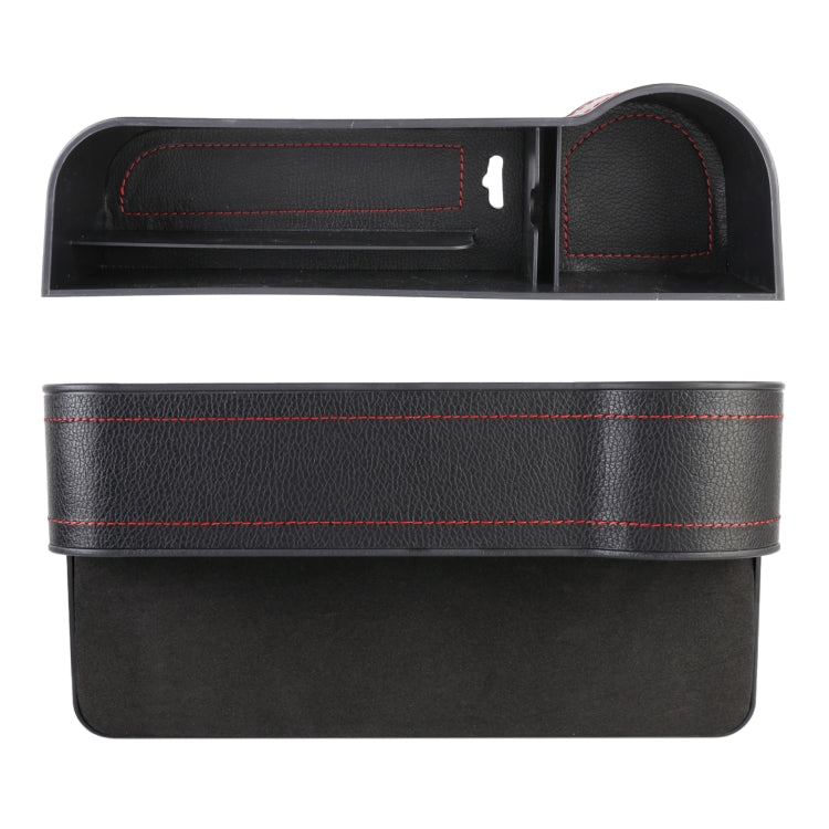 2 PCS Car Multi-functional Principal And Deputy Driver Seat Console Leather Box, Seat Console Leather Box (Black), Seat Console Leather Box (Beige), Seat Console Leather Box (Red), Seat Console Leather Box (Brown)