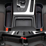 2 PCS Car Multi-functional Principal And Deputy Driver Seat Console Leather Box, Seat Console Leather Box (Black), Seat Console Leather Box (Beige), Seat Console Leather Box (Red), Seat Console Leather Box (Brown)