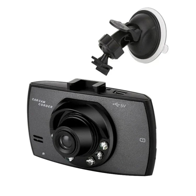 مسجل قيادة سيارة G30 بشاشة 2.4 بوصة، تسجيل فردي بدقة 480P، يدعم مراقبة الركن / التسجيل المتكرر، 2.4 بوصة