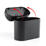 Vehicle Trash Can Bin Rubbish Bin Organizer Car-mounted Trash Storage Box, Trash Can Bin