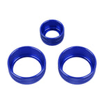3 PCS Car Metal Air Conditioner Knob Case for BMW X1 / X2 / GT, For BMW X1 / X2 / GT (Blue), For BMW X1 / X2 / GT (Red), For BMW X1 / X2 / GT (Silver)