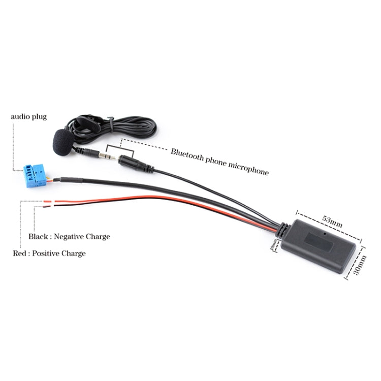 Car AUX Bluetooth Audio Cable Wiring Harness with MIC for Volkswagen / Audi, For Volkswagen / Audi