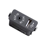 Car AUX + USB Interface Switch Interface Panel for BMW X3 X4 X5 X6, For BMW X3 X4 X5 X6
