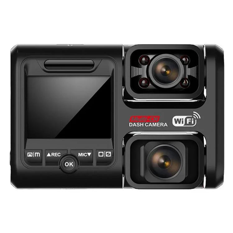 Z30 جهاز تسجيل قيادة بشاشة مزدوجة العدسة بدقة HD 2160P ورؤية ليلية بدون إضاءة بزاوية 360 درجة، نسخة GPS، Z30 نسخة GPS