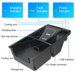 HFC-1050 Car Qi Standard Wireless Charger 10W Quick Charging for Audi A4L 2017-2022, Left Driving, HFC-1050