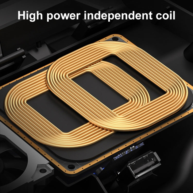 HFC-1050 Car Qi Standard Wireless Charger 10W Quick Charging for Audi A4L 2017-2022, Left Driving, HFC-1050