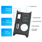 HFC-1053 Car Qi Standard Wireless Charger 15W / 10W Quick Charging for Audi A3 2021-2022, Left Driving, HFC-1053
