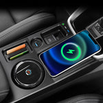 HFC-1053 Car Qi Standard Wireless Charger 15W / 10W Quick Charging for Audi A3 2021-2022, Left Driving, HFC-1053