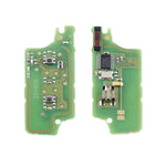 For PEUGEOT 2 Buttons Intelligent Remote Control Car Key with PCF7961 Integrated Chip & Battery & Holder & Slotted Key Blade & FSK Signal, Frequency: 433MHz, For PEUGEOT FSK Signal