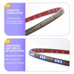 S20-200CM 200cm DC12V-24V Car Rear LED RGB Daytime Running Lights Strip Colorful Lamp, S20-200CM