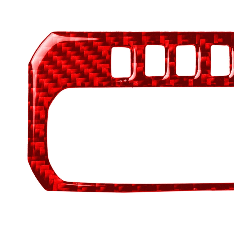 Car Carbon Fiber Gear Button Frame Decorative Sticker for Honda Tenth Generation Civic 2016-2019, Right Drive, Gear Button Right Drive