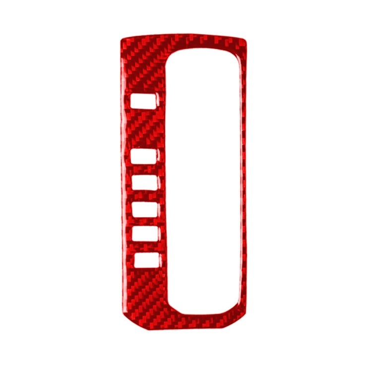 Car Carbon Fiber Gear Button Frame Decorative Sticker for Honda Tenth Generation Civic 2016-2019, Left Drive, Gear Button Left Drive
