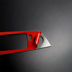 4 PCS Carbon Fiber Car Left Driving Lifting Panel Decorative Sticker without Folding for BMW E90 / 320i / 325i, Diameter: 37.8cm, without Folding,Diameter: 37.8cm