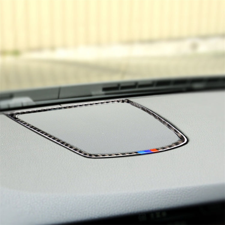 Three Color Carbon Fiber Car Instrument Big Horn Frame Decorative Sticker for BMW 5 Series F10 2011-2017, Instrument Big Horn Frame (Three Color), Instrument Big Horn  Frame