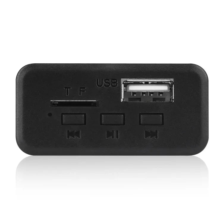 لوحة فك ترميز مشغل MP3 صوتي للسيارة 12V، راديو FM، بطاقة TF، USB، AUX، مع بلوتوث، 38، 38 (أبيض)