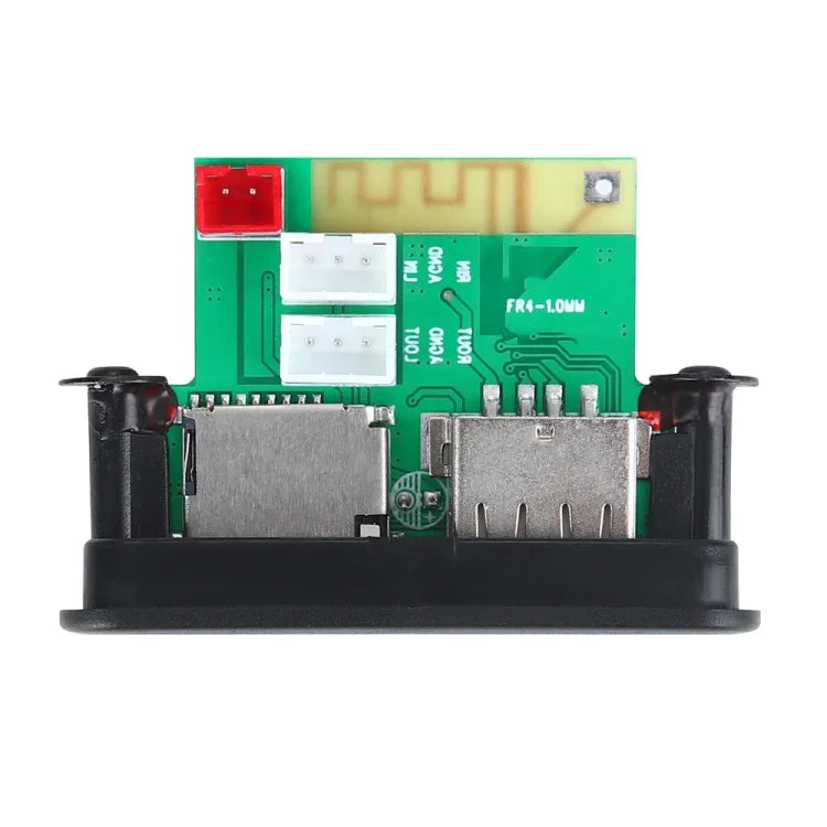لوحة فك ترميز مشغل MP3 صوتي للسيارة 12V، راديو FM، بطاقة TF، USB، AUX، مع بلوتوث، 38، 38 (أبيض)
