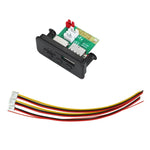 لوحة فك ترميز مشغل MP3 صوتي للسيارة 12V، راديو FM، بطاقة TF، USB، AUX، مع بلوتوث، 38، 38 (أبيض)