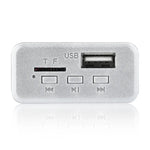 لوحة فك ترميز مشغل MP3 صوتي للسيارة 12V، راديو FM، بطاقة TF، USB، AUX، مع بلوتوث، 38، 38 (أبيض)