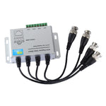 HD204A-F HD-CVI/TVI/AHD CCTV 4 قنوات محول فيديو بالون سلبي UTP، HD204A-F