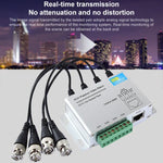 HD204A-F HD-CVI/TVI/AHD CCTV 4 قنوات محول فيديو بالون سلبي UTP، HD204A-F