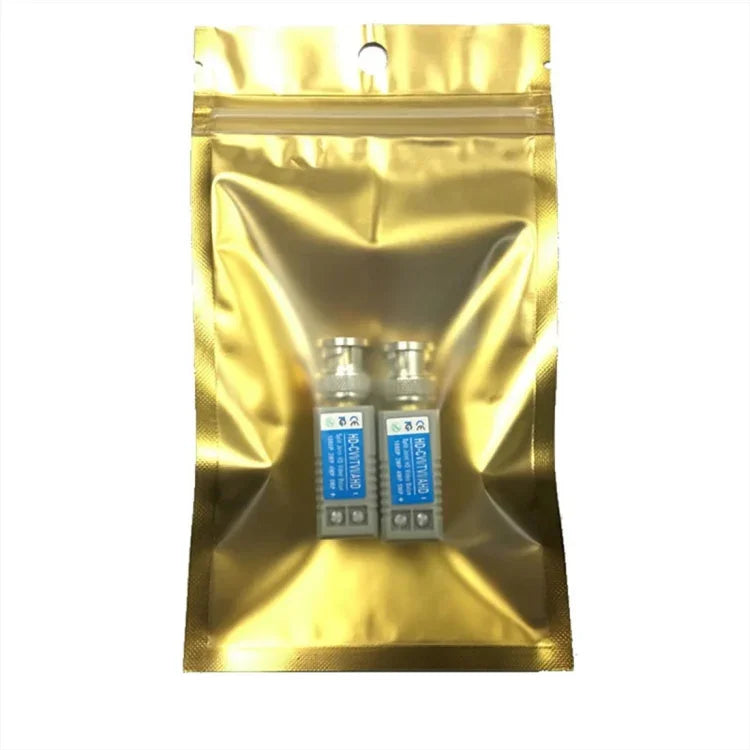 قطعتان Anpwoo 100B نسخة مطورة بمسمار نوع كابل متحد المحور HD-CVI/AHD/CVI موزع فيديو سلبي 1 قناة، نوع مسمار متحد المحور