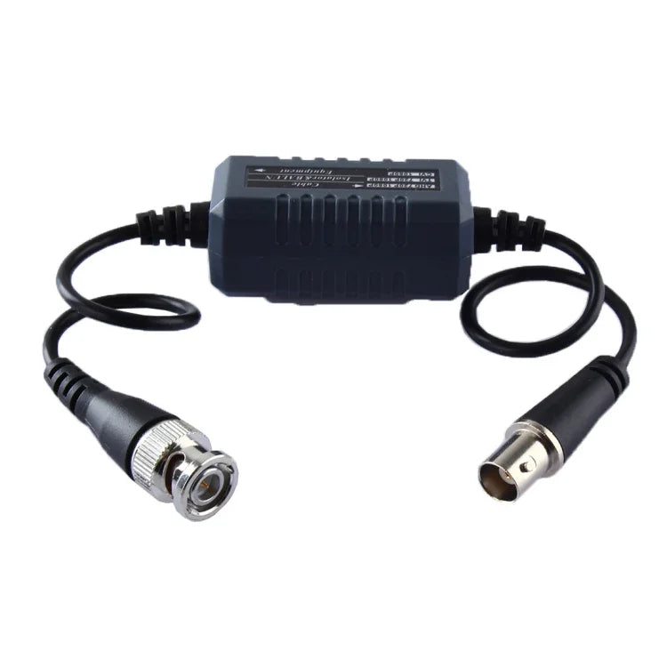 عازل حلقة أرضية كوكسيال HD CVI/TVI/AHD محول فيديو بالون BNC ذكر إلى أنثى مضاد للتشويش، محول فيديو بالون
