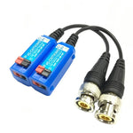 2 قطع Anpwoo 800C قابلة للوصل ضغط علوي بدون براغي محول فيديو بالون HD-CVI/AHD/HDVI 1 قناة سلبي، محول سلبي