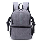 Multi-functional Waterproof Nylon Shoulder Backpack Padded Shockproof Camera Case Bag for Nikon Canon DSLR Cameras