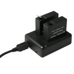 شاحن بطاريات USB مزدوج للكاميرا الرقمية BC-AZ16 ل Xiaomi Xiaoyi II 4K، لـ Xiaomi Xiaoyi II 4K