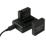شاحن بطاريات USB مزدوج للكاميرا الرقمية BC-AZ16 ل Xiaomi Xiaoyi II 4K، لـ Xiaomi Xiaoyi II 4K