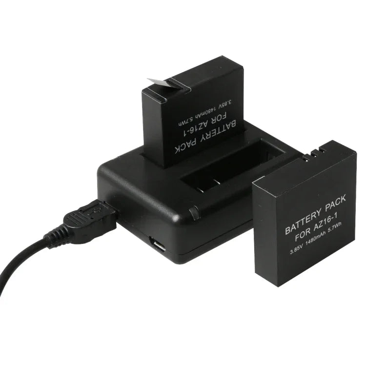 شاحن بطاريات USB مزدوج للكاميرا الرقمية BC-AZ16 ل Xiaomi Xiaoyi II 4K، لـ Xiaomi Xiaoyi II 4K